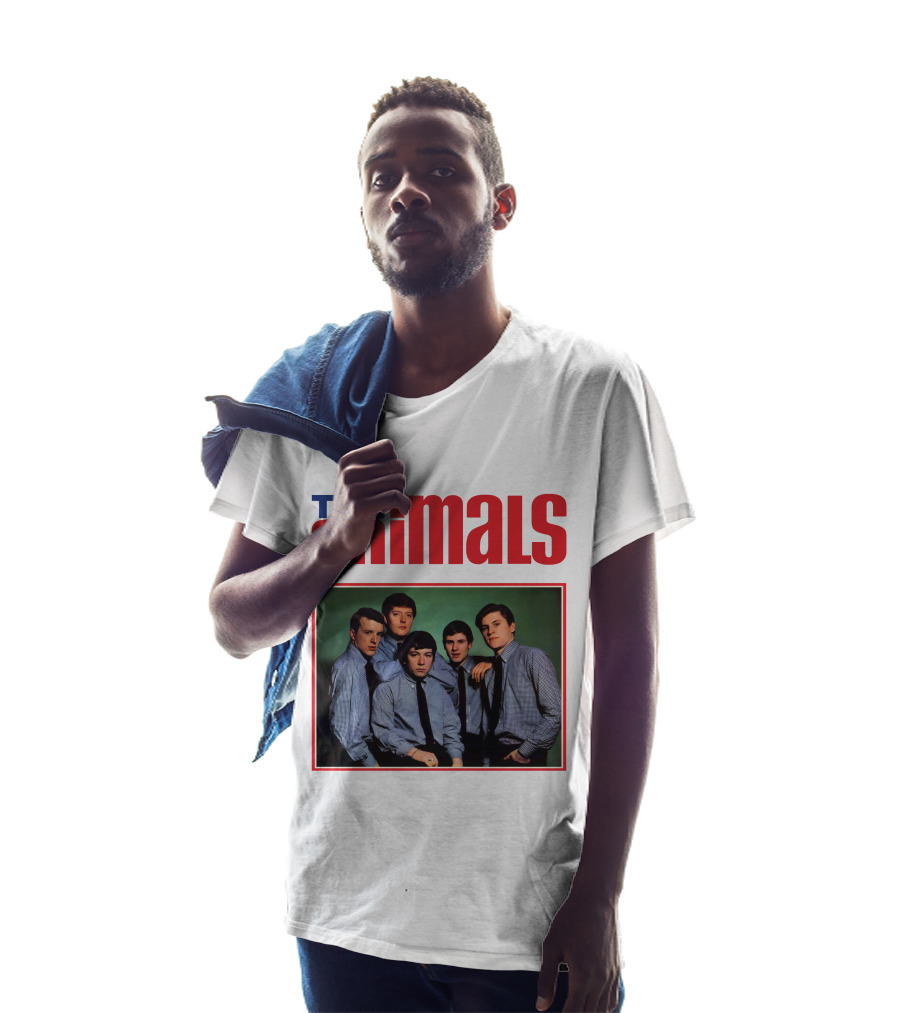 The Animals Band Portrait In Classic Style T-Shirt