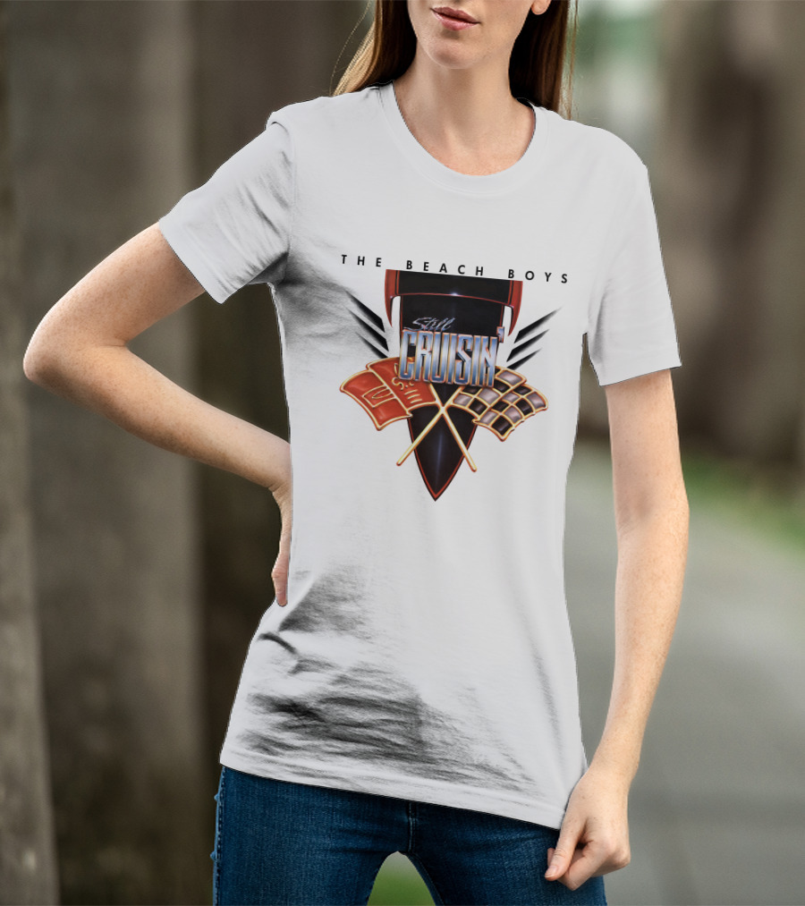The Beach Boys Still Cruisin Racing Flags T-Shirt