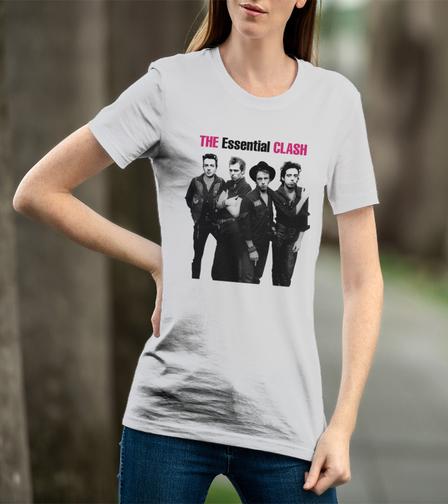The Essential Clash 20 Shirt Frontman Images Posing T-Shirt