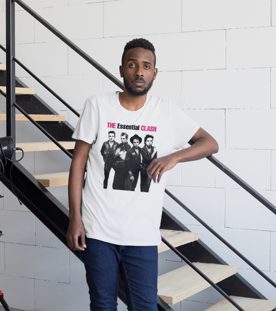 The Essential Clash 20 Shirt Frontman Images Posing T-Shirt