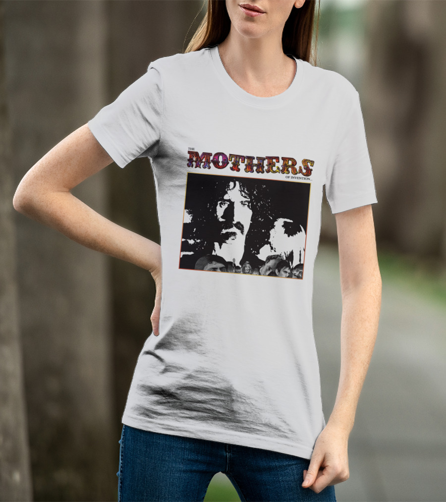 The Mothers Of Invention Frank Zappa Black And White Group T-Shirt