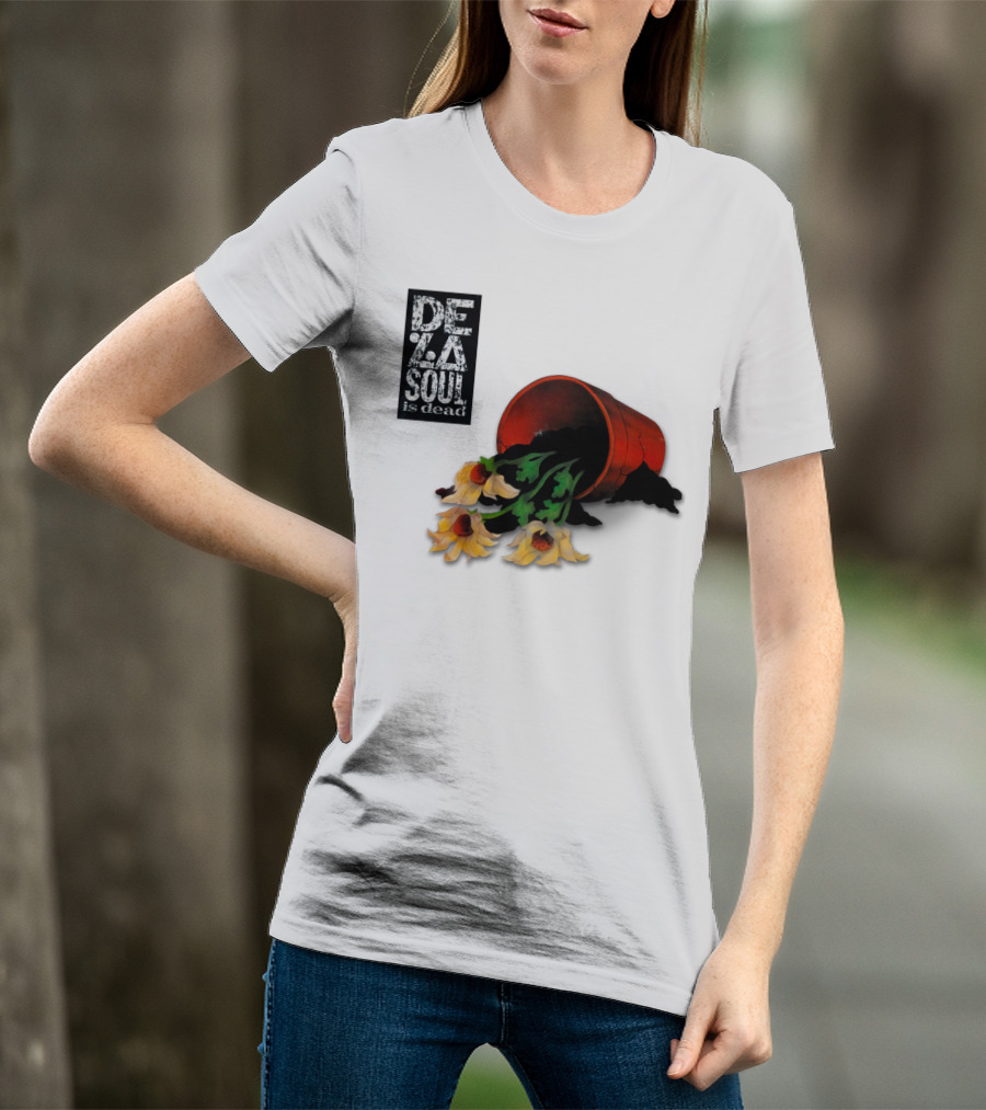 De La Soul Is Dead Flowers Spilling From A Pot T-Shirt