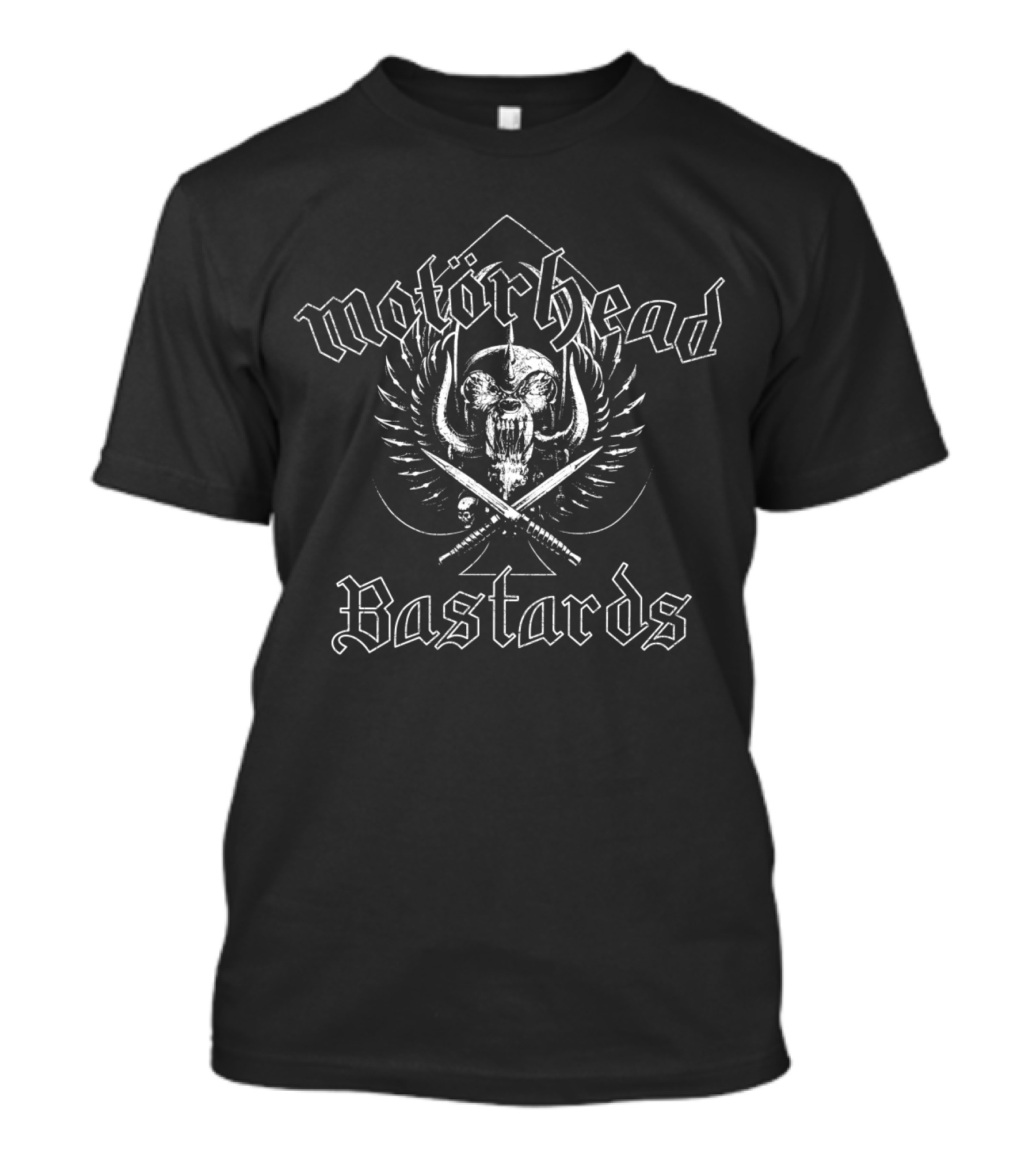Motörhead Bastards Winged Skull With Swords T-Shirt