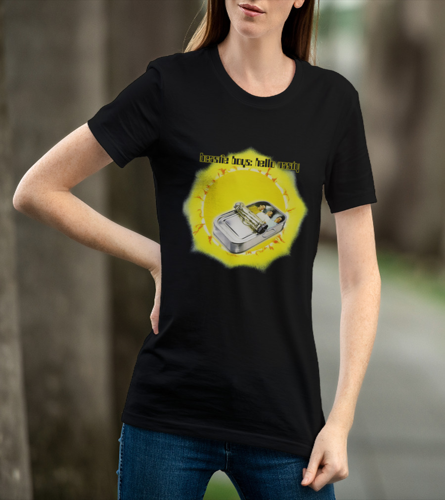 Beastie Boys: Hello Nasty Album Cover Yellow Background T-Shirt