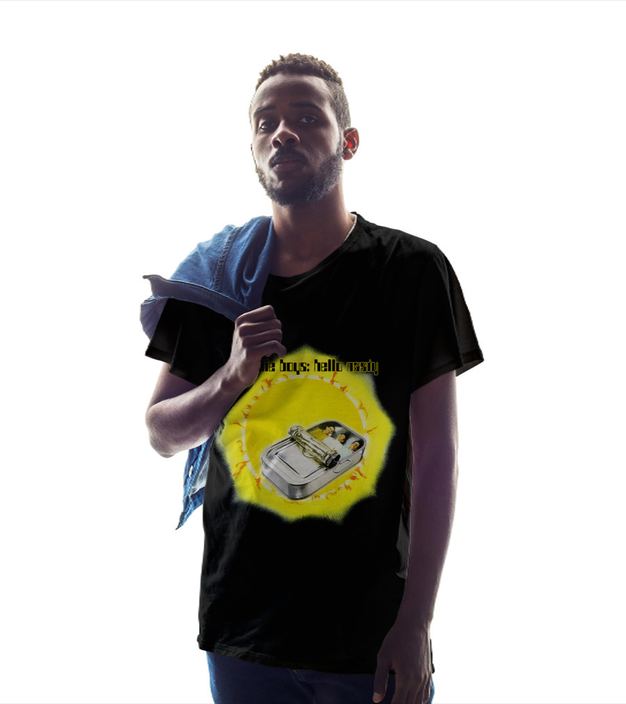 Beastie Boys: Hello Nasty Album Cover Yellow Background T-Shirt