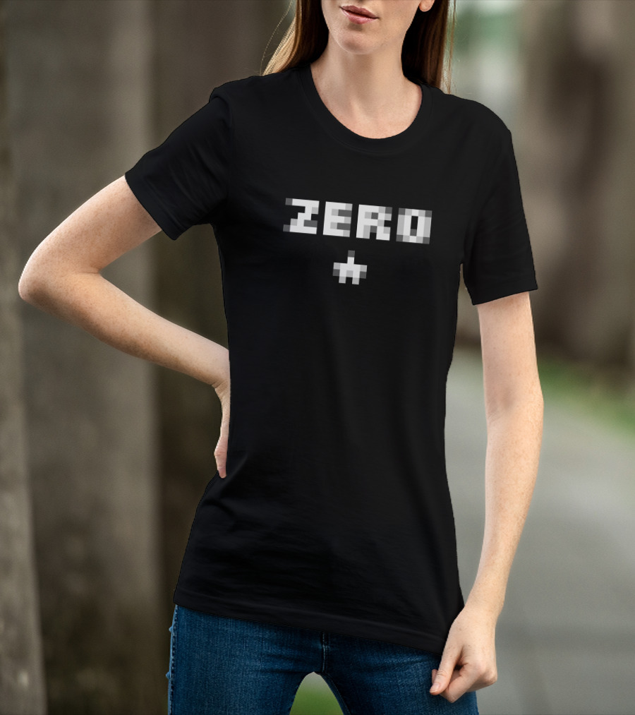 Alt Rock Band Zero 298786 Pixel Text T-Shirt