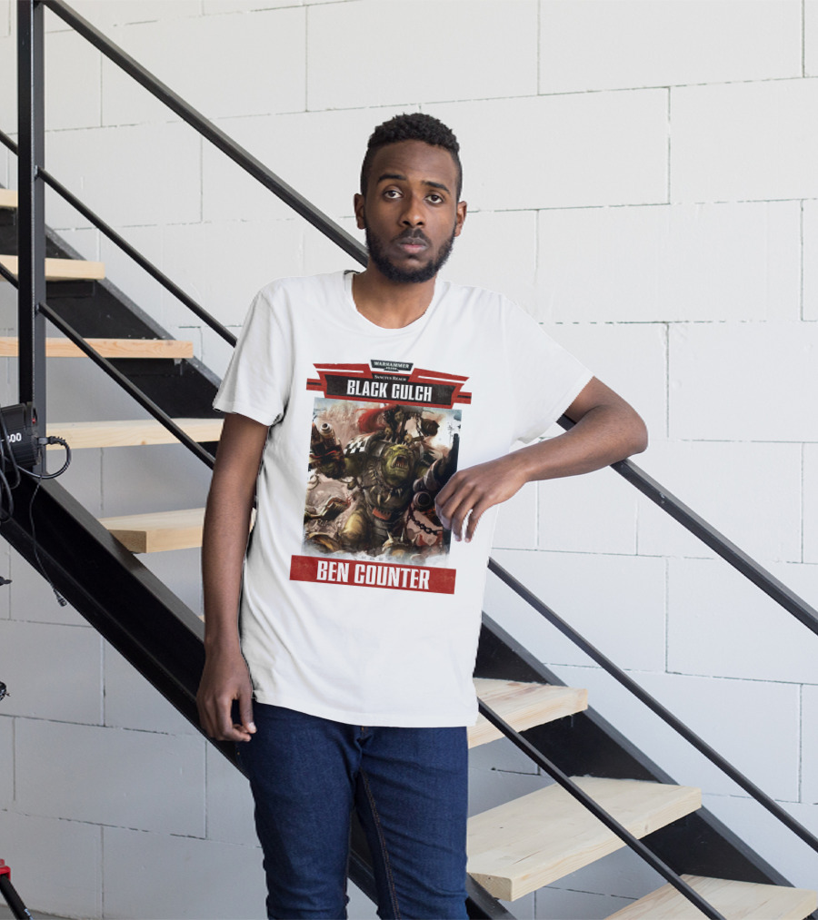 Warhammer 40000 Sanctus Reach Black Gulch Ben Counter T-Shirt