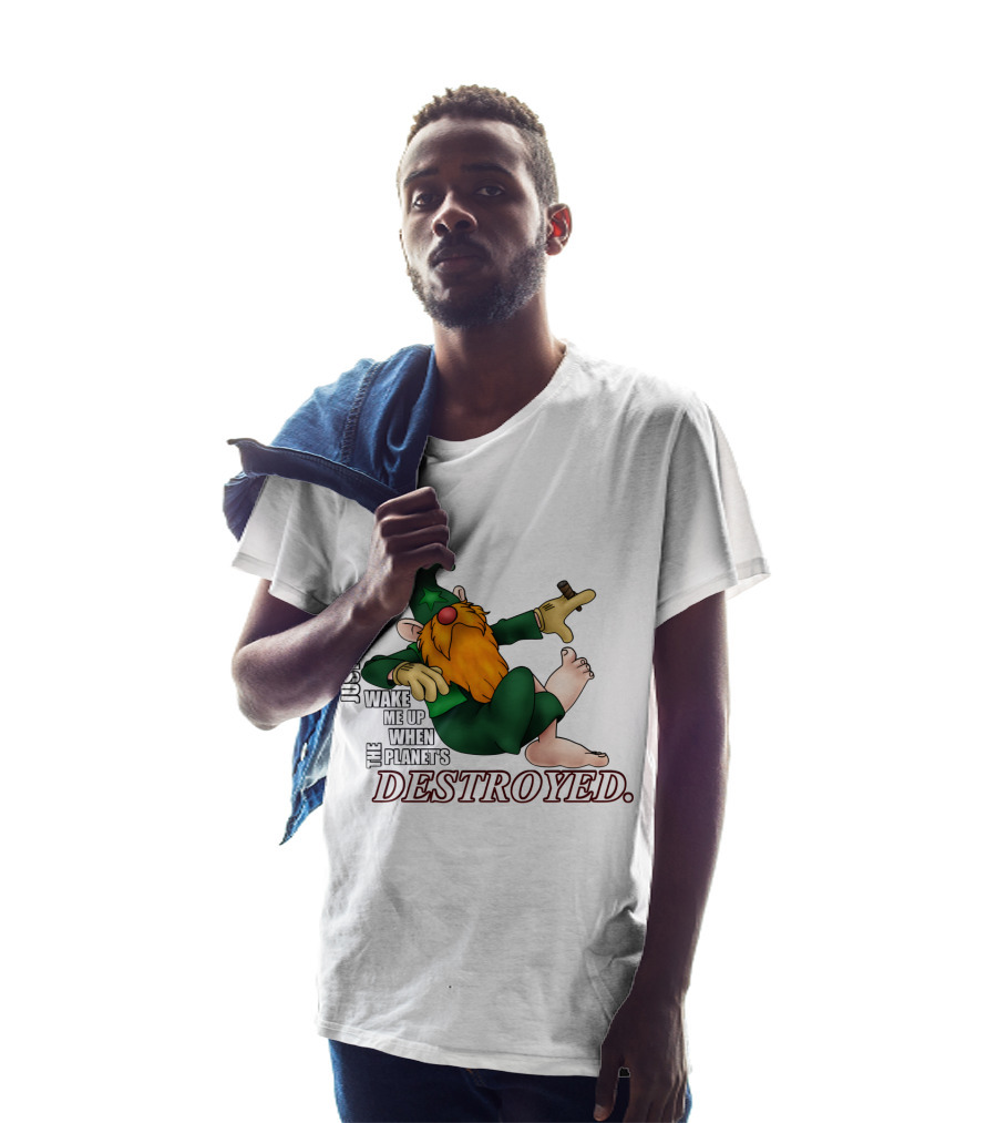 Just Wake Me Up When The Planet's Destroyed Wizards Avatar T-Shirt