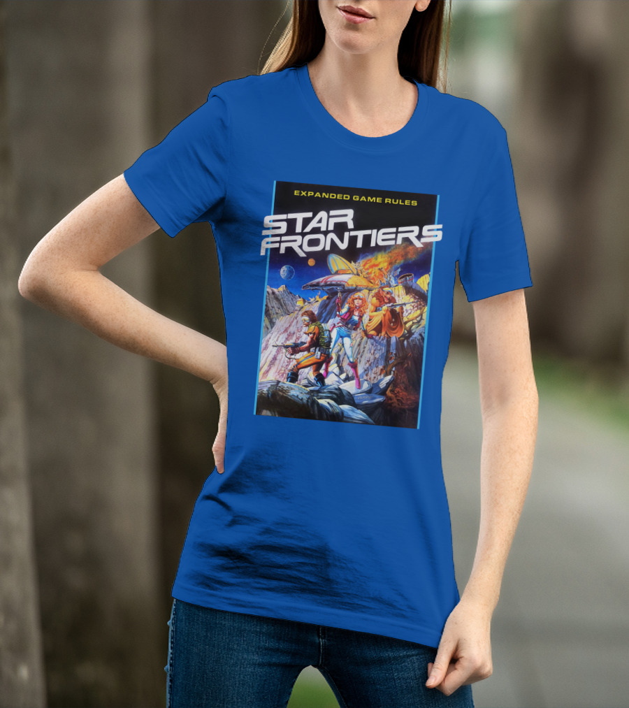 Expanded Game Rules Star Frontiers Science Fiction Adventure T-Shirt
