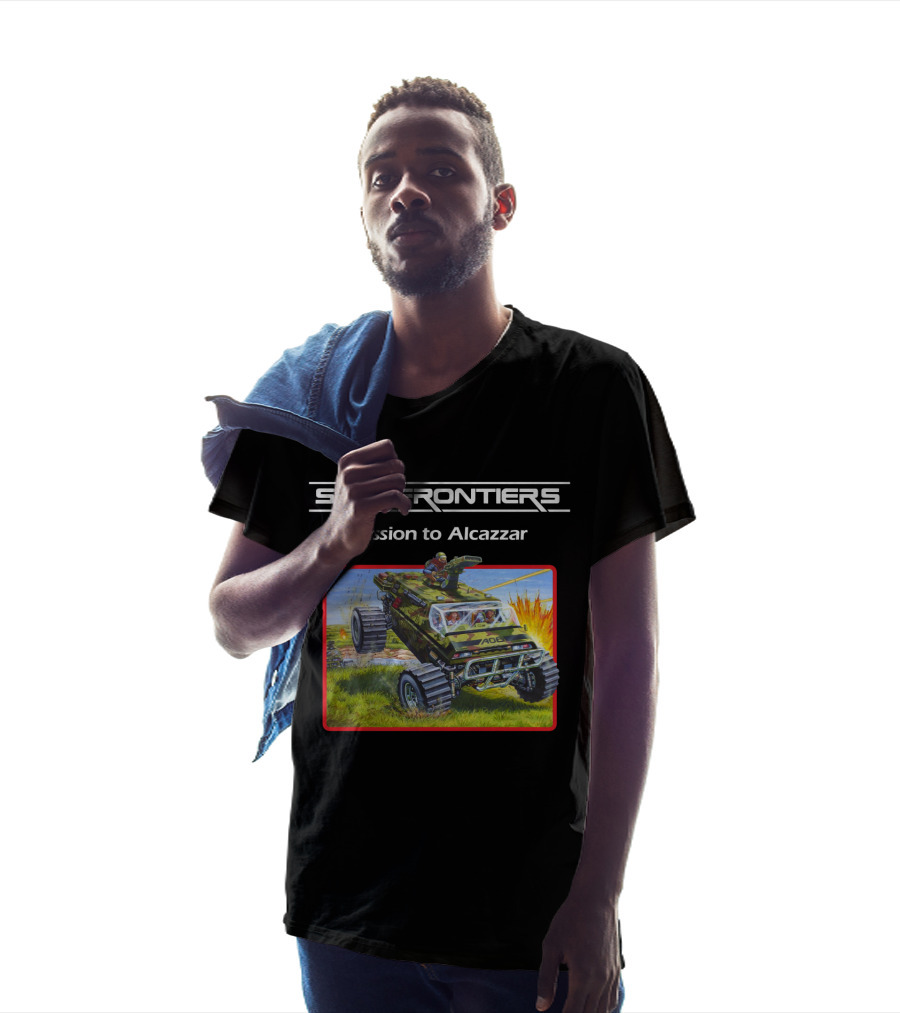 Star Frontiers Mission To Alcazzar Explosive Off-Road Adventure T-Shirt