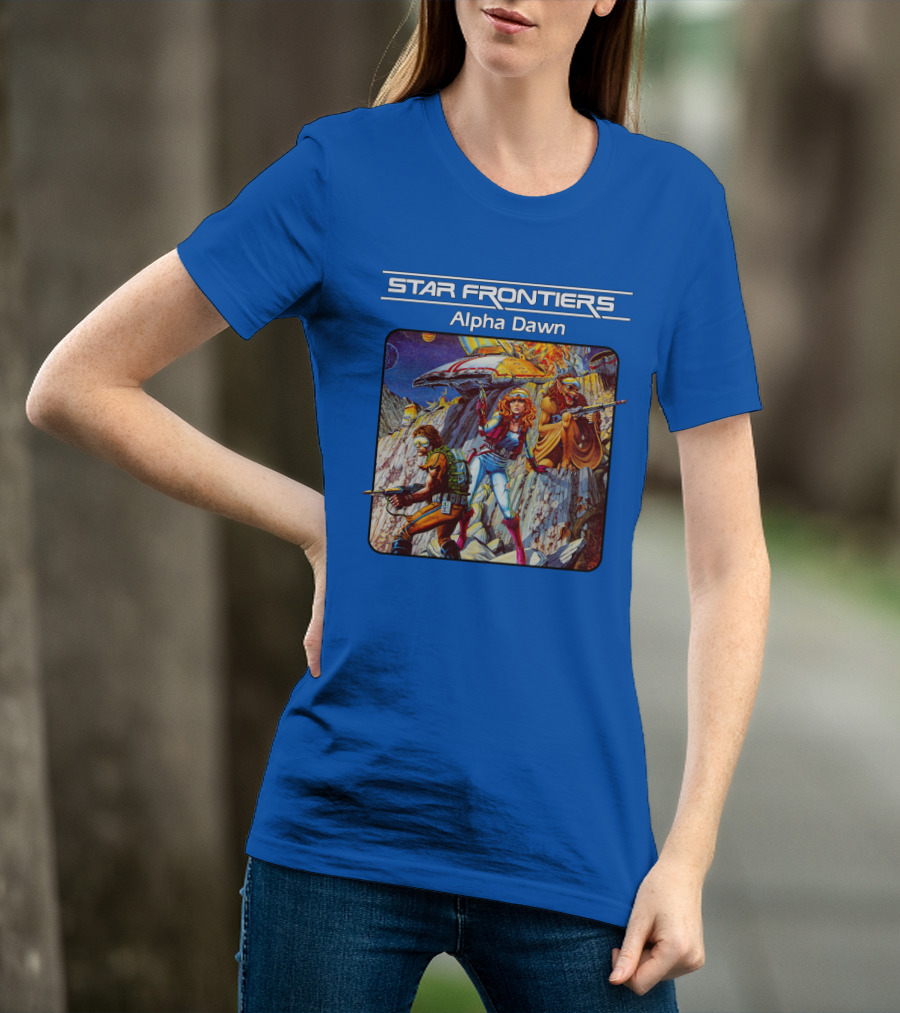 Star Frontiers Alpha Dawn Retro Sci-Fi Adventure T-Shirt