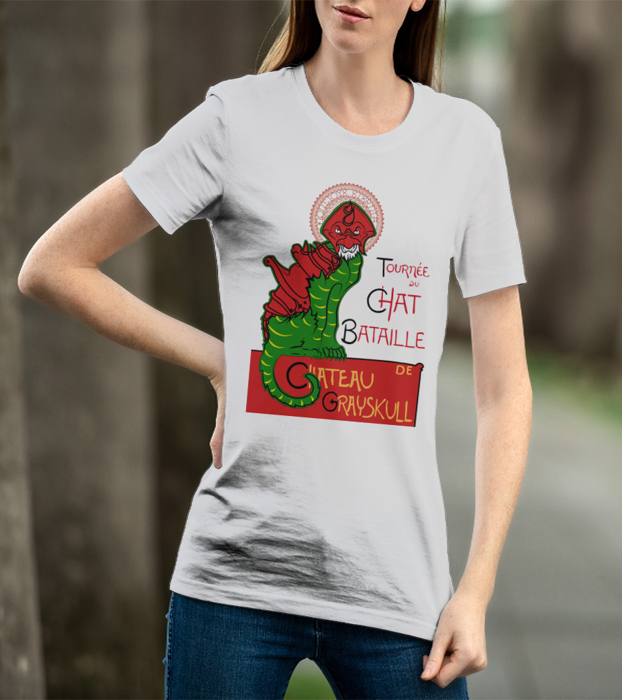 Tournée Du Chat Bataille De Château Grayskull T-Shirt