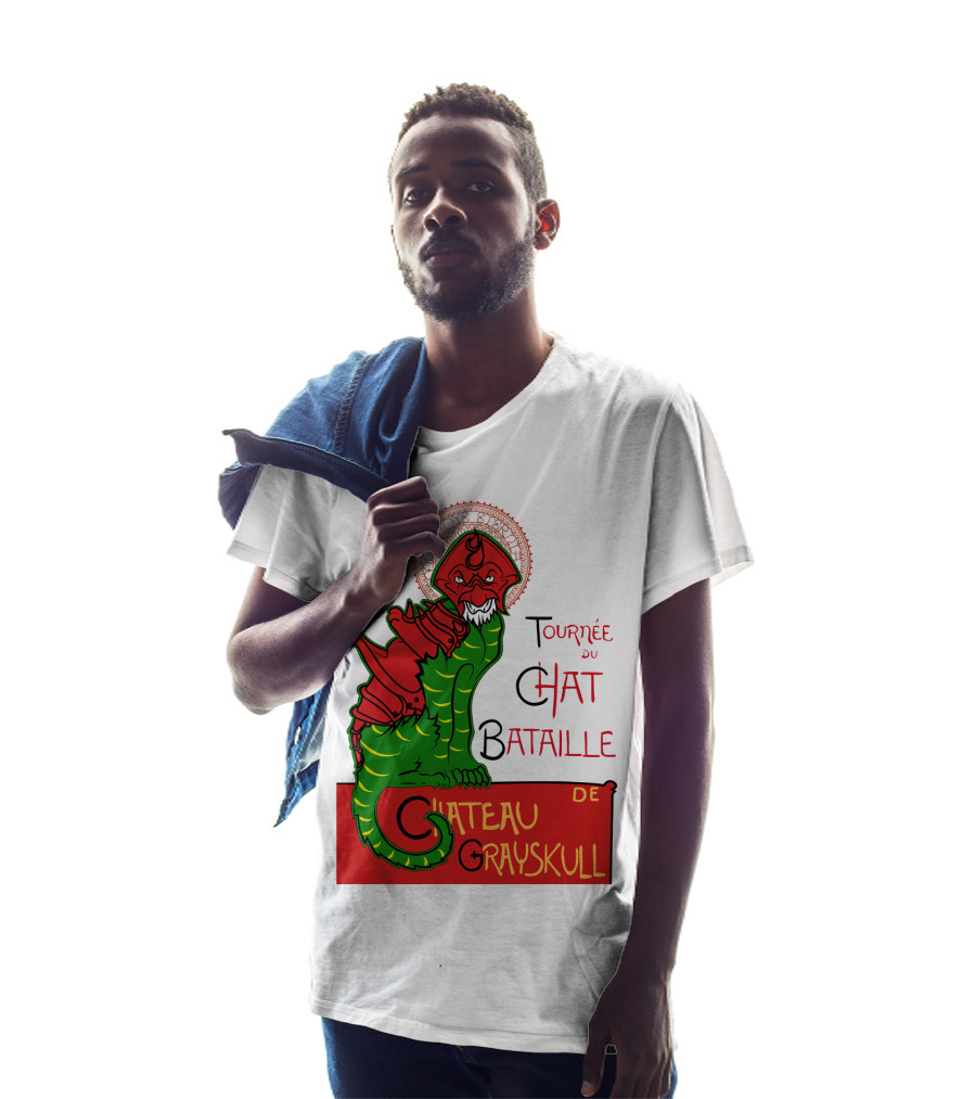 Tournée Du Chat Bataille De Château Grayskull T-Shirt