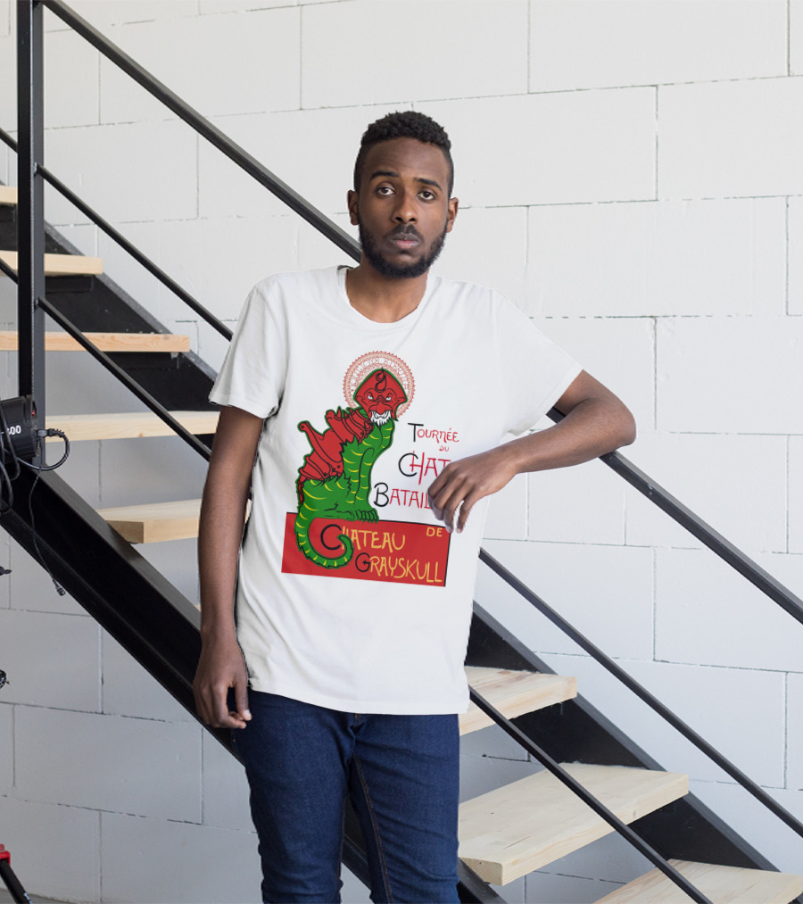 Tournée Du Chat Bataille De Château Grayskull T-Shirt