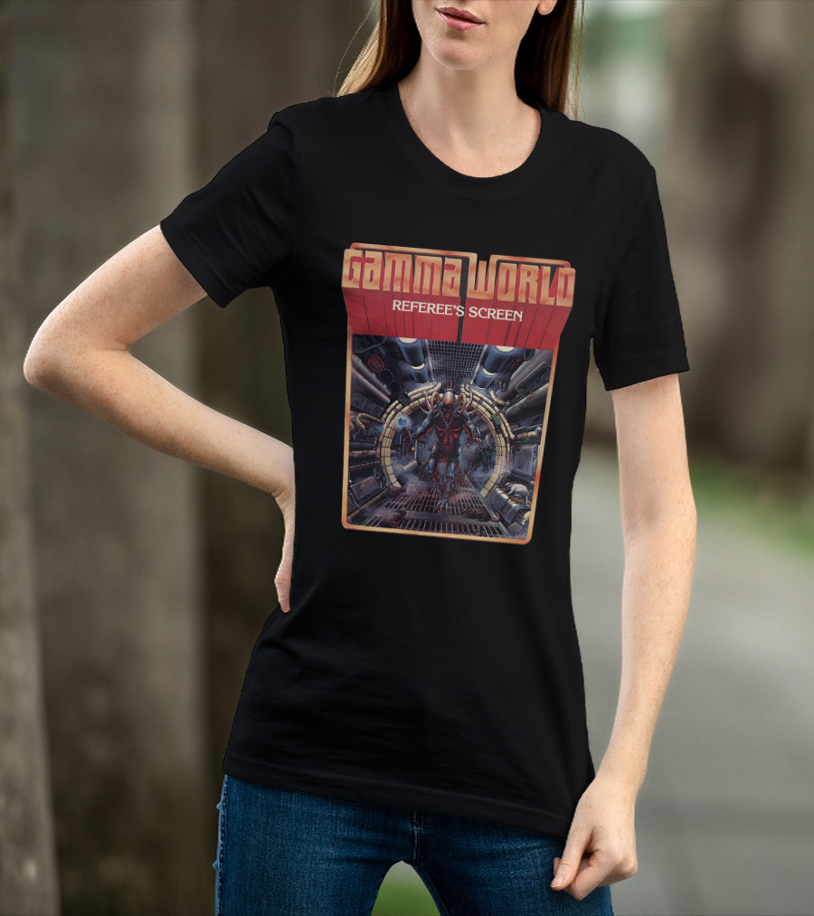 Gamma World Referee's Screen Sci-Fi Dungeon Crawler Adventure T-Shirt