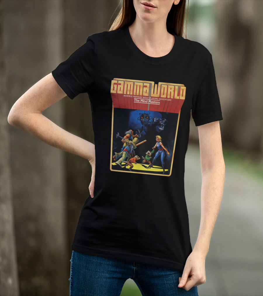 Gamma World Science Fantasy Role-Playing Adventure The Mind Masters T-Shirt