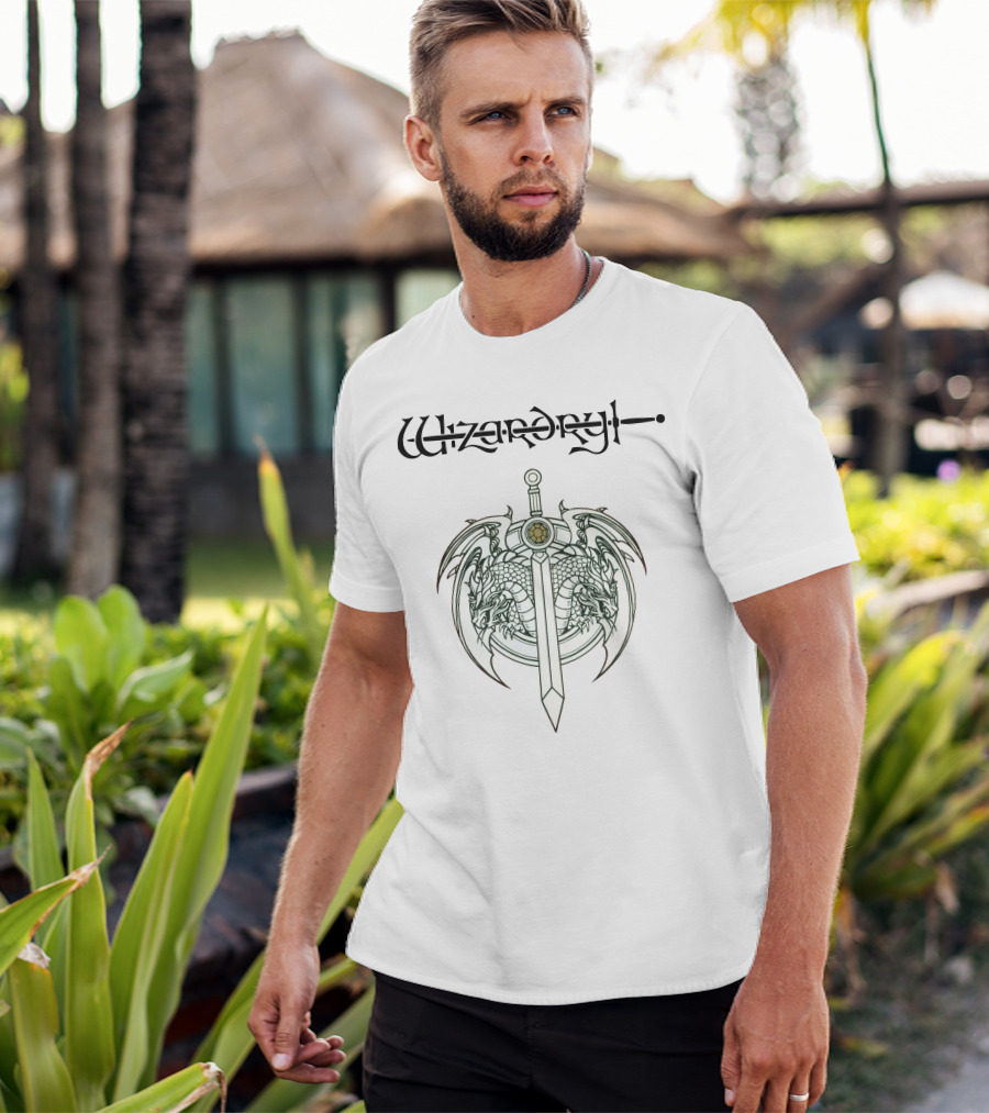 Wizardry Dragons Sword Emblem T-Shirt