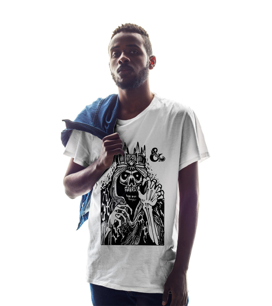 Lich Sketch DND Dungeons And Dragons Ampersand T-Shirt
