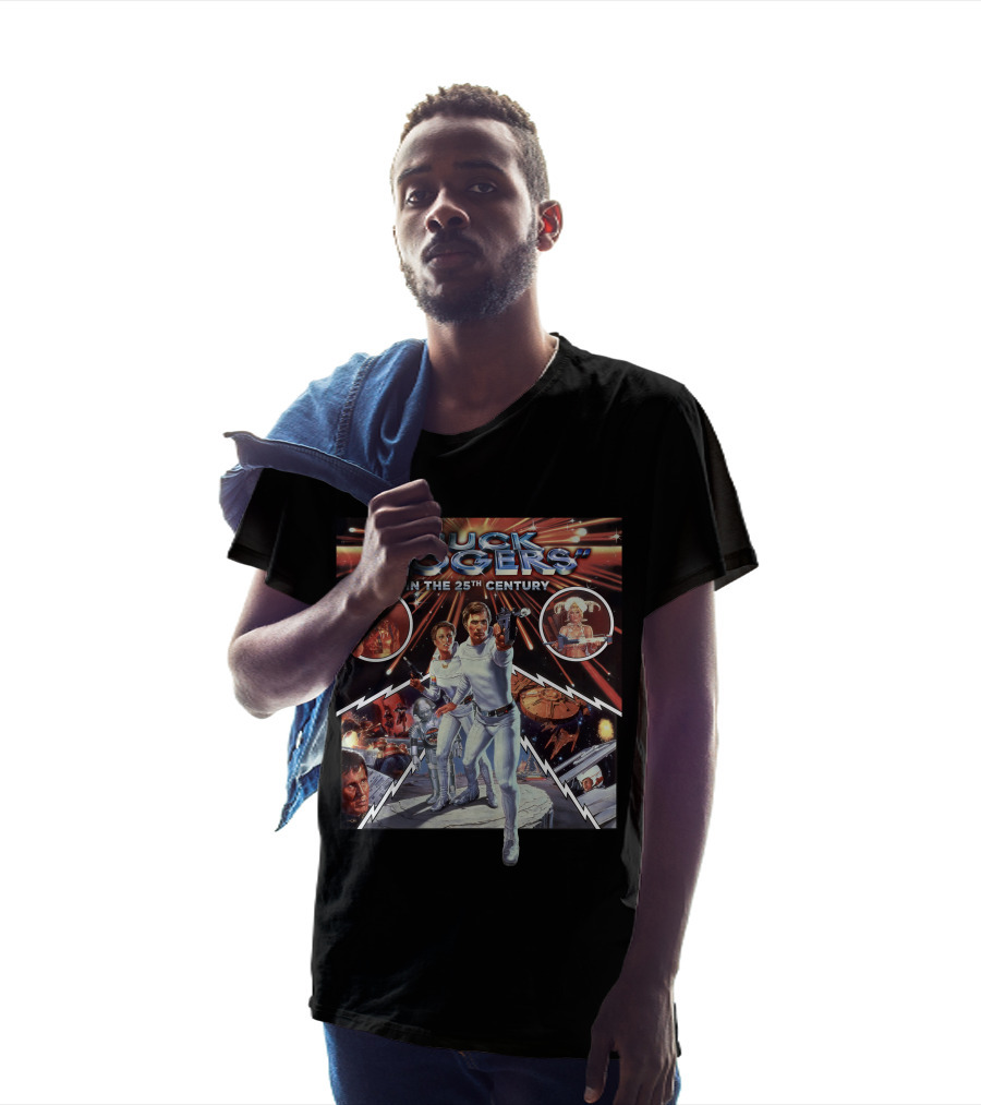 Buck Rogers In The 25th Century Sci-Fi Adventure Space Battle T-Shirt