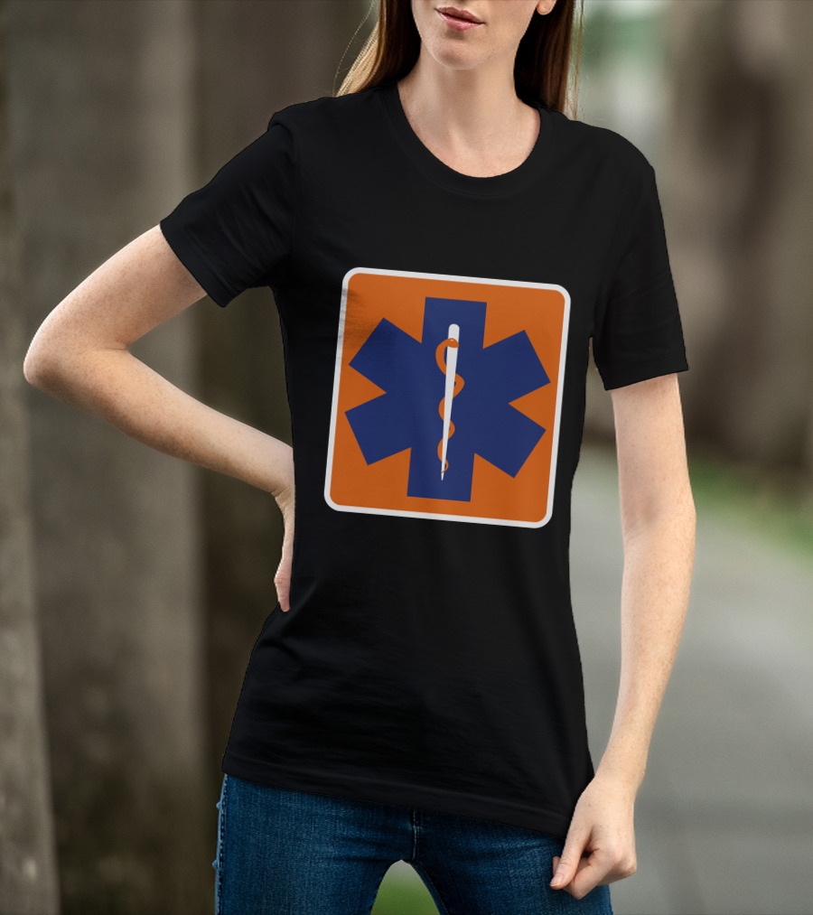 Star Of Life Medical Symbol The Cannon Ball Run T-Shirt