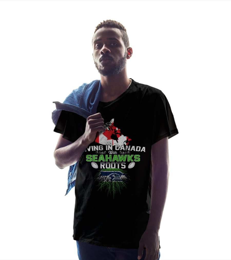 Living In Canada Embracing Seahawks Heritage T-Shirt