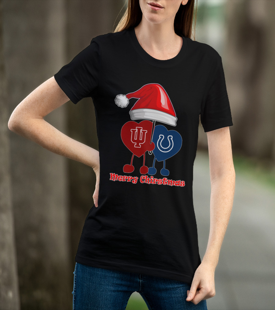 Merry Christmas Indianapolis Colts Indiana University T-Shirt