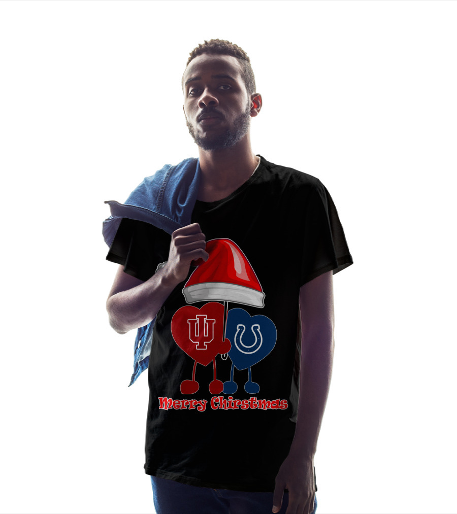 Merry Christmas Indianapolis Colts Indiana University T-Shirt
