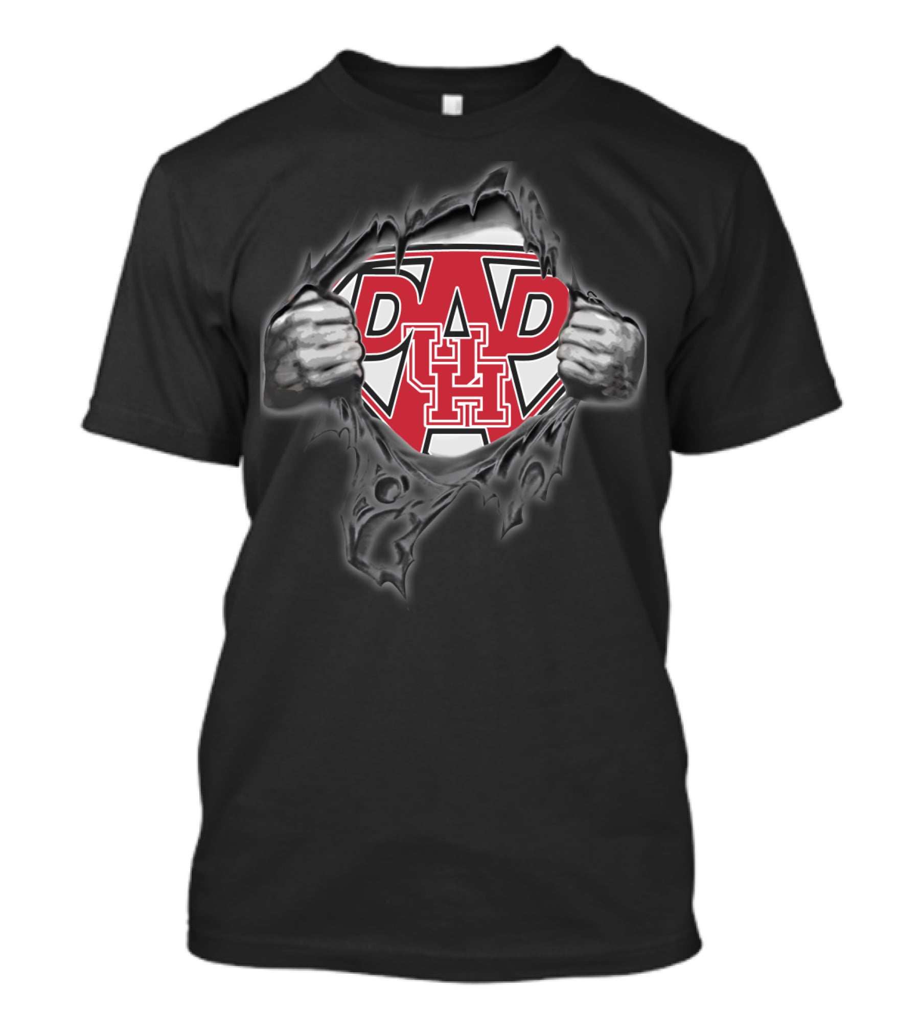 Houston Cougars Dad Super UH T-Shirt