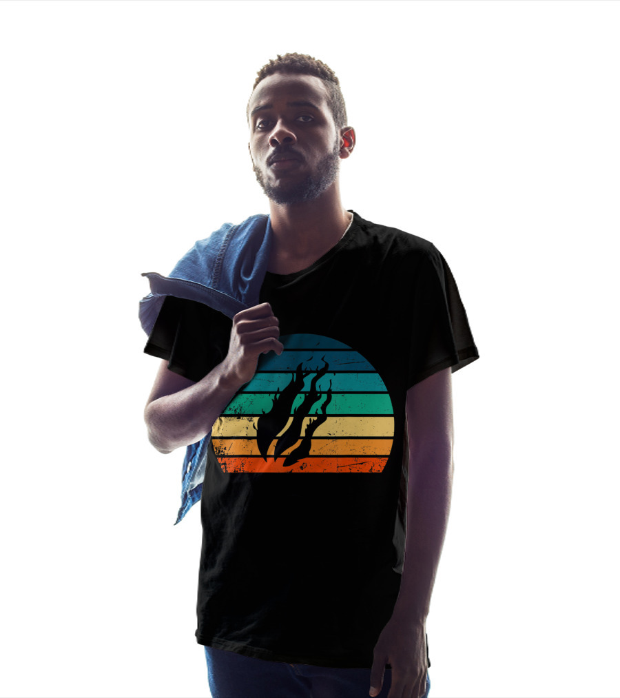 Fire Nation Retro Gamer Stripes T-Shirt