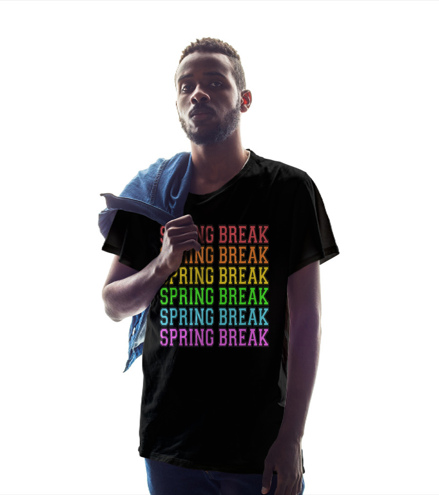 Spring Break Rainbow Teacher Students T-Shirt