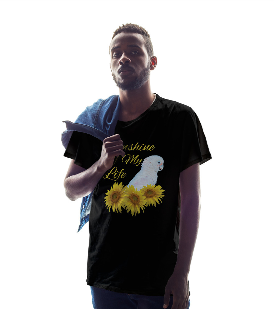 Sunshine Of My Life Cockatoo Parrot Sunflower T-Shirt