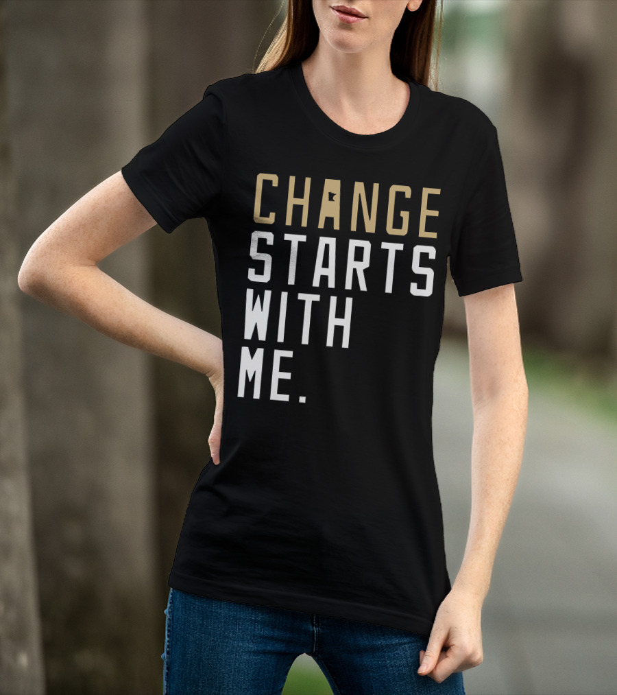 Change Starts With Me Minnesota State Motivation T-Shirt