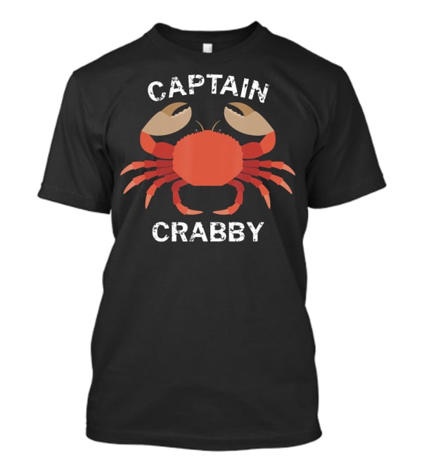 Captain Crabby Mood Funny Crabby Captain T-Shirt
