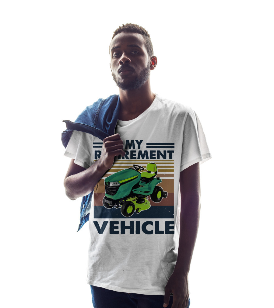My Retirement Vehicle Lawn Mower Retro T-Shirt