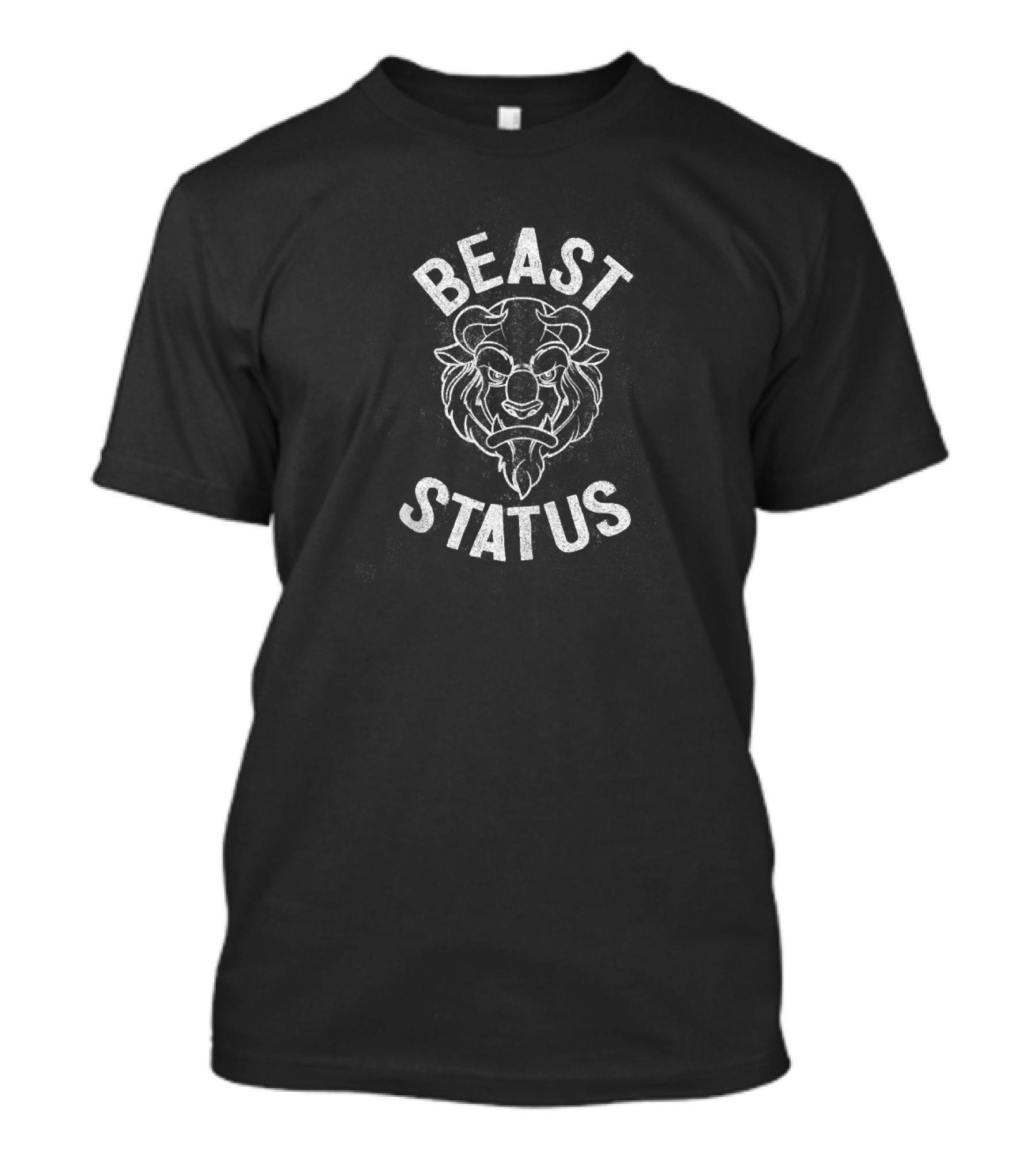Disney Beauty And The Beast Beast Status Sketch T-Shirt