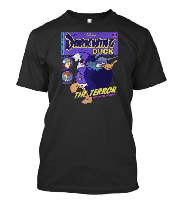 Disney Darkwing Duck The Terror That Flaps In The Night Featuring Drake Mallard Comic Cover T-Shirt