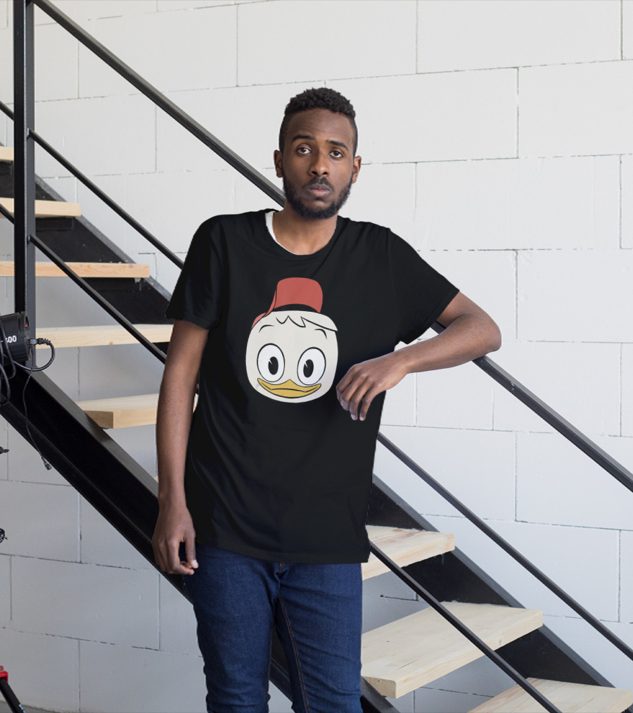 Disney DuckTales Huey Big Face Iconic Red Hat T-Shirt