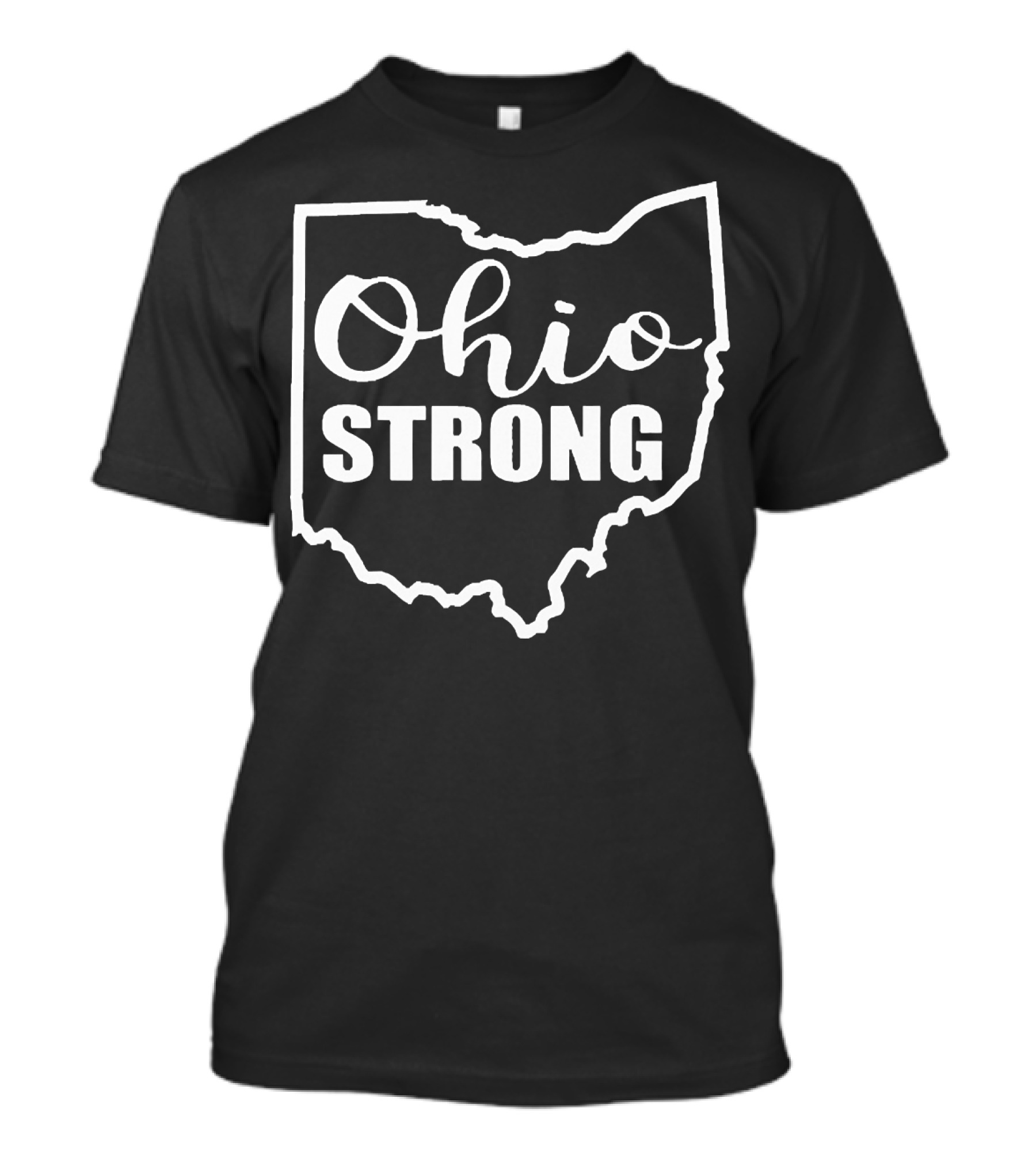 Ohio Strong State Outline Solidarity T-Shirt