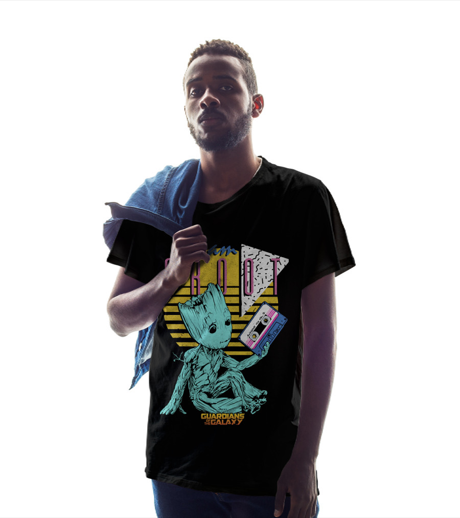 I Am Groot Guardians Of The Galaxy Mixtape T-Shirt