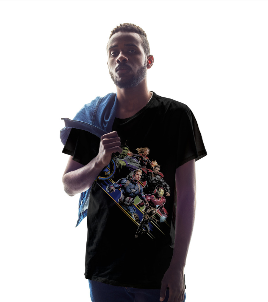 Avengers Marvel Heroes Assemble Iconic Characters T-Shirt