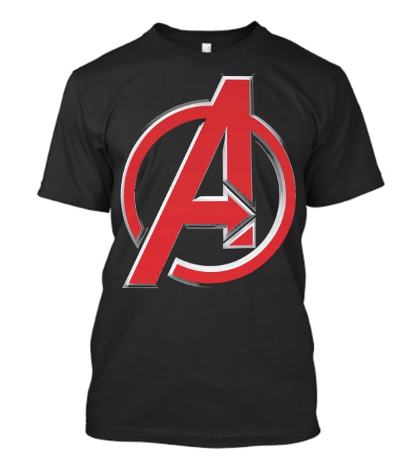 Avengers Red A Emblem Marvel Iconic T-Shirt