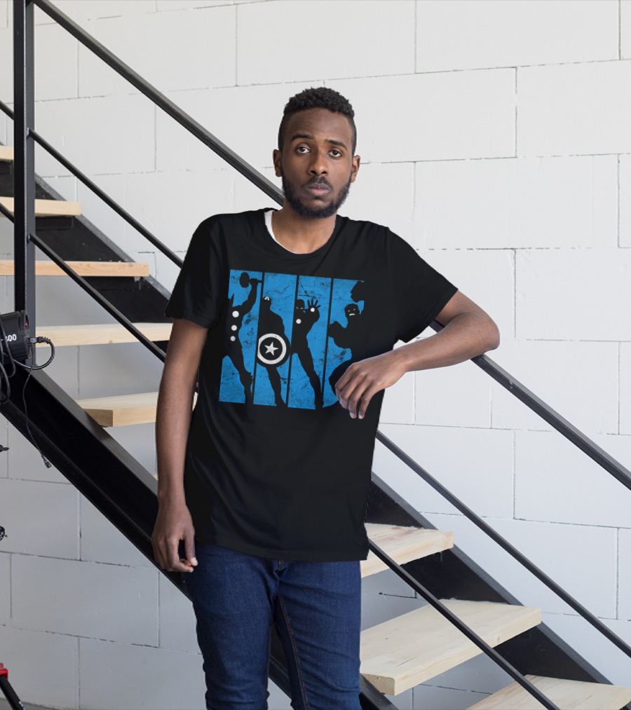 Marvel Avengers Iconic Hero Silhouettes T-Shirt