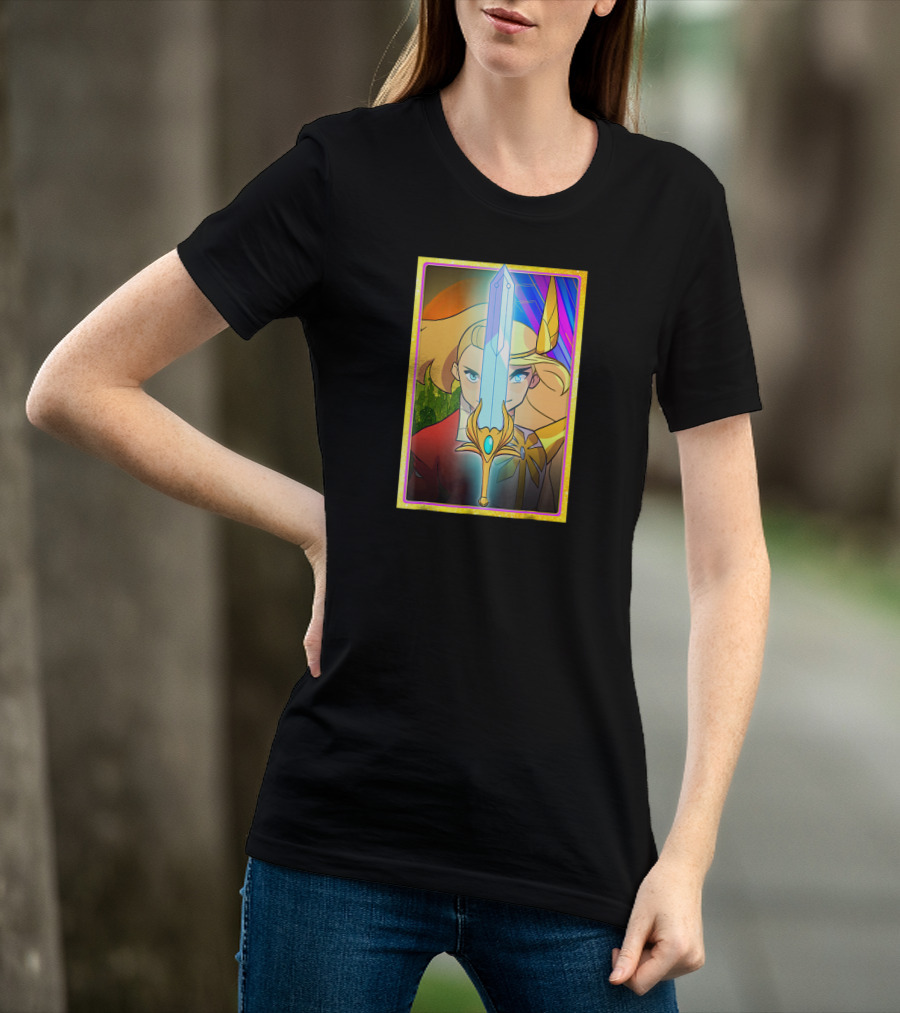 DreamWorks She Ra Adora Split Sword Transformation T-Shirt