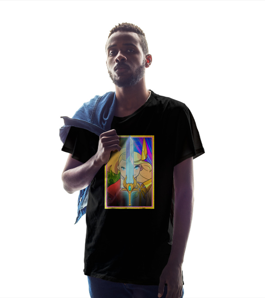 DreamWorks She Ra Adora Split Sword Transformation T-Shirt