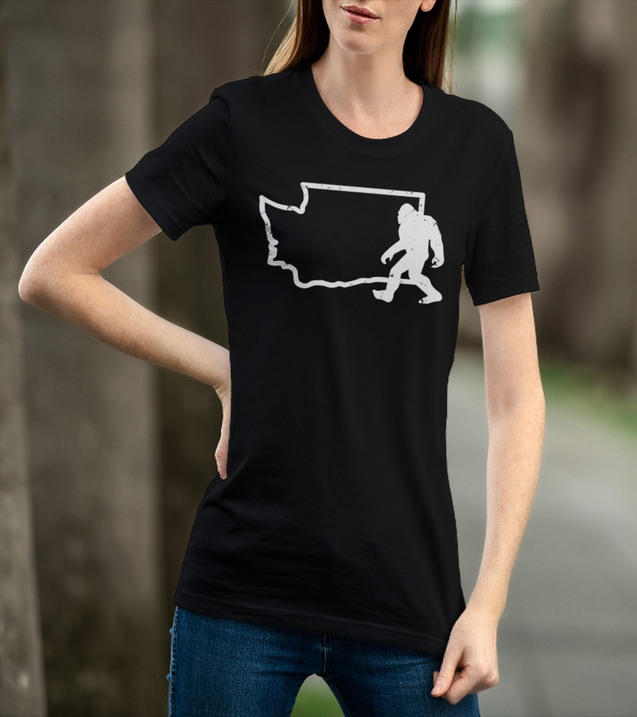 Washington State PNW Bigfoot Sasquatch T-Shirt