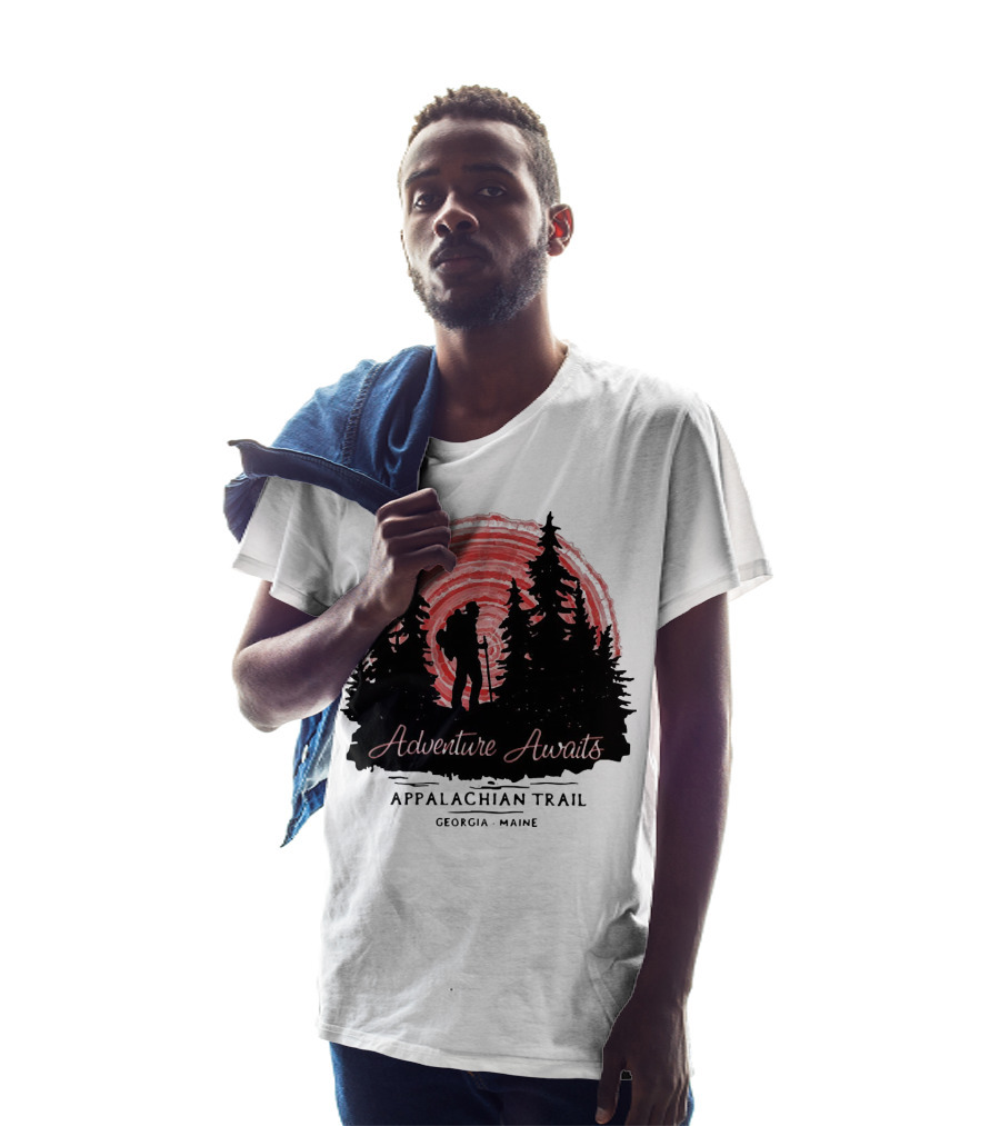 Adventure Awaits Appalachian Trail Georgia Maine T-Shirt