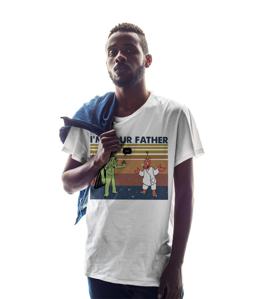 I'M YOUR FATHER Cthulhu Meets Space Alien In Costume Comedy T-Shirt