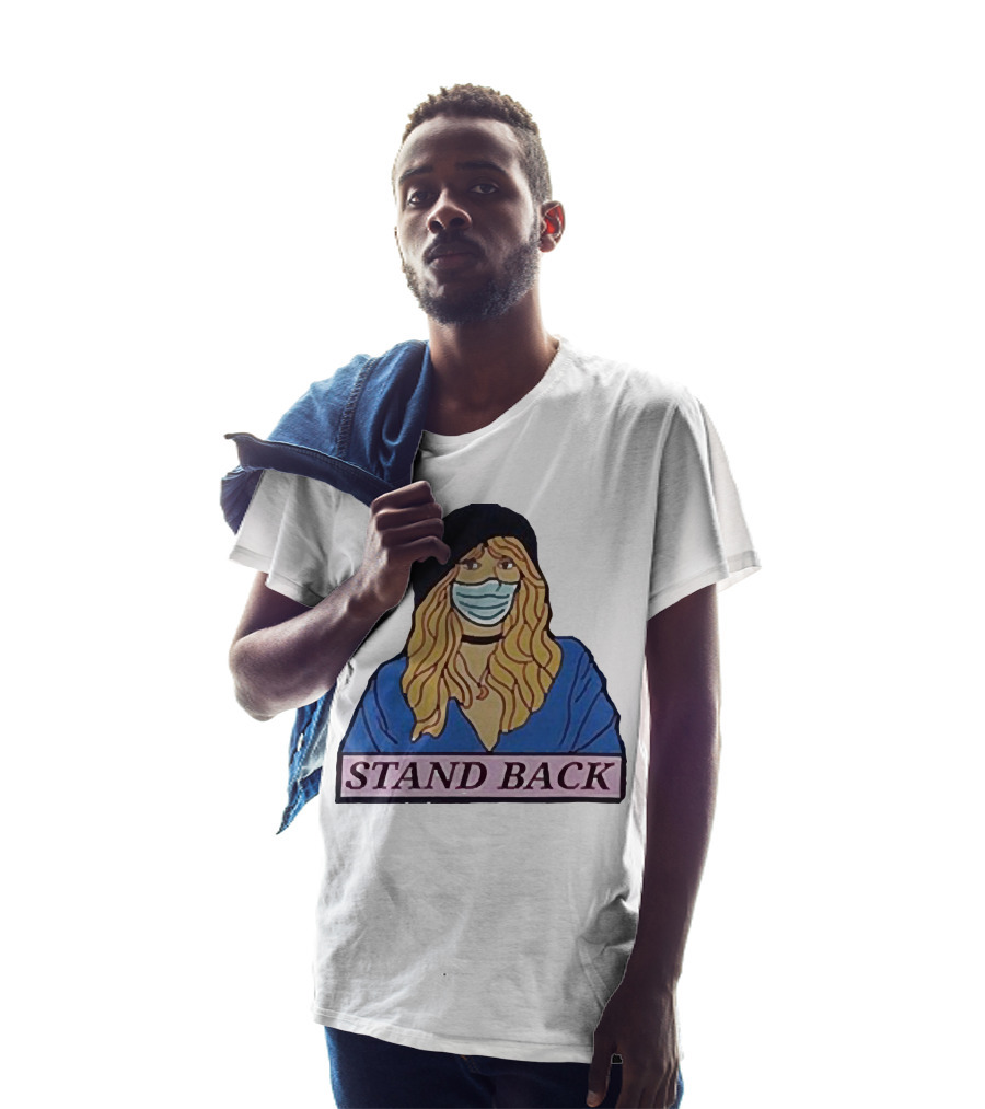 Stevie Nicks Stand Back Masked T-Shirt