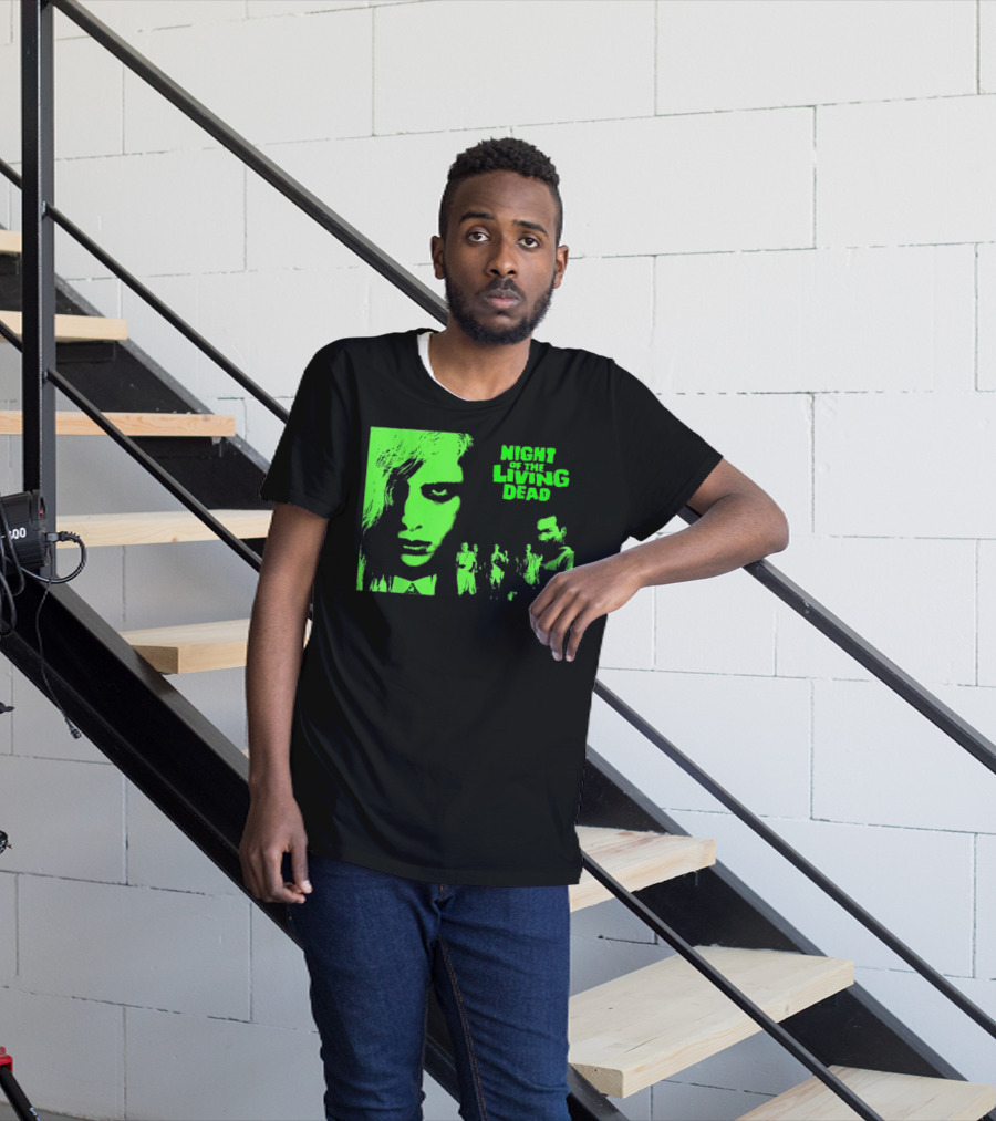 Night Of The Living Dead Vintage Classic Zombie Horror Movie T-Shirt