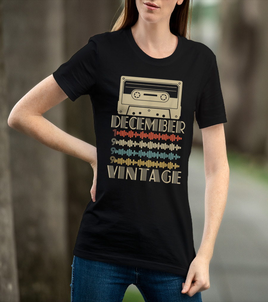 December 1999 Vintage Cassette Tape T-Shirt